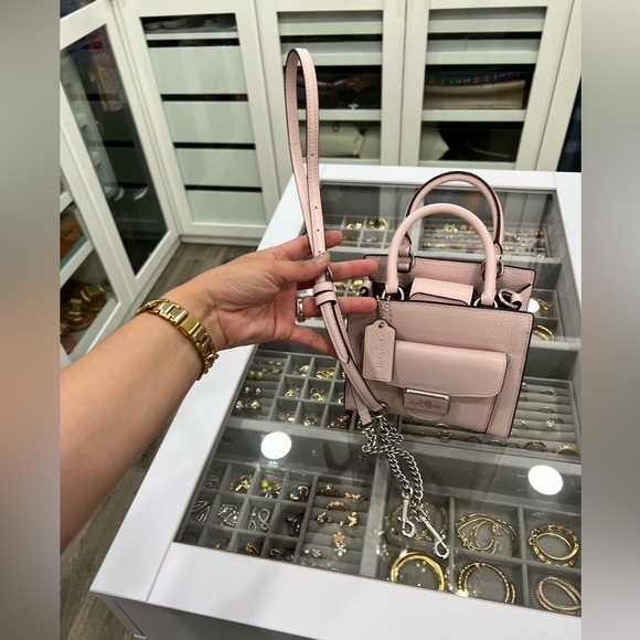 Coach Mini Pepper Crossbody Ice Pink - Picture 4 of 8